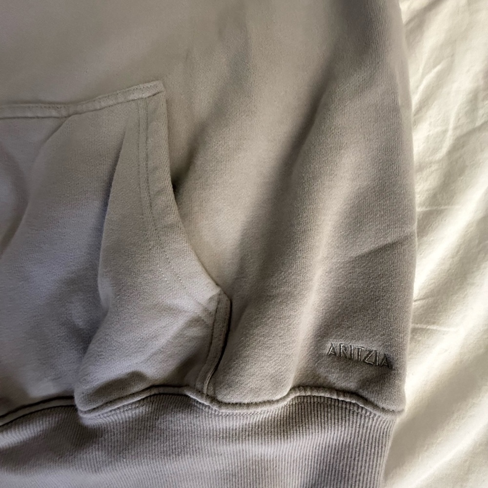 Cozy fleece mega fit hoodie “Ashen” - Picture 3 of 4